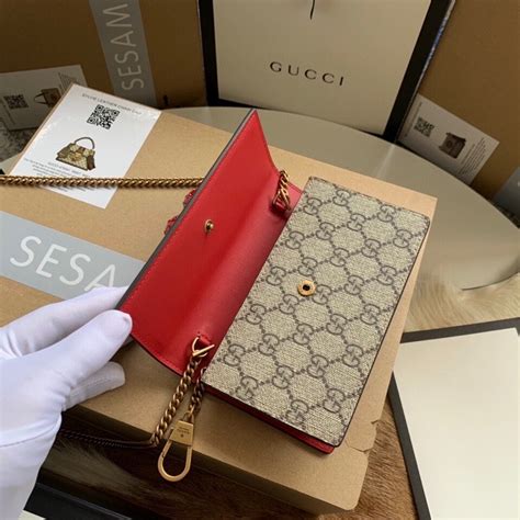 gucci cherry wallet white|authentic Gucci keychain.